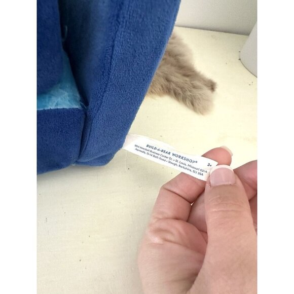 Build a Bear workshop doll Fold Out Chair Bed Futon Blue BAB - Picture 6 of 9